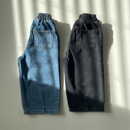 Denim Dart Pants